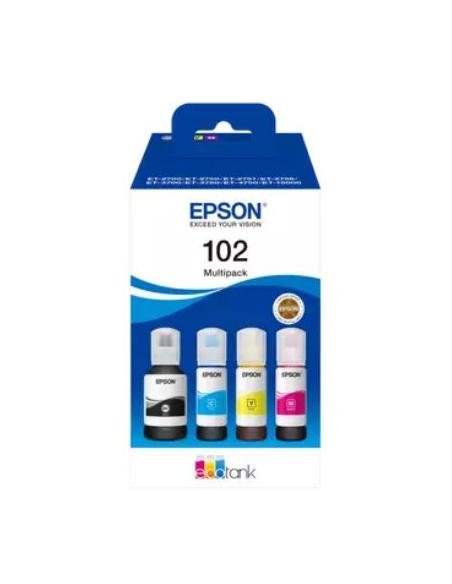 BOTE DE TINTA EPSON 102 MULTIPACK 337ML ECOTANK ET-2700 ET-2750 ET-3700 ET-3750 ET-4750