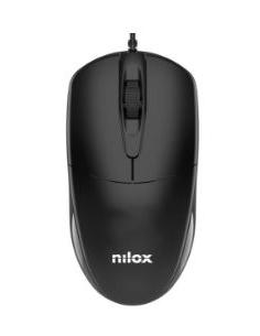 MOUSE NILOX OPTICO 1200DPI USB BLACK