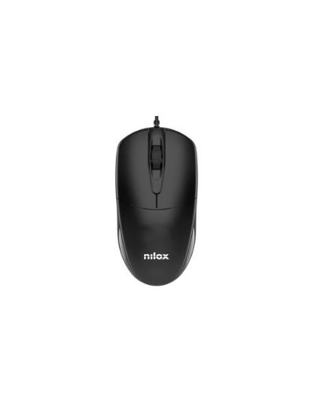 MOUSE NILOX OPTICO 1200DPI USB BLACK