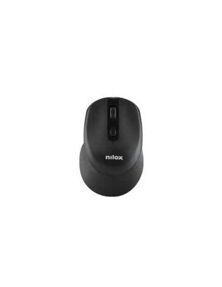 MOUSE NILOX WIRELESS SILENT 1600DPI 3 BOTONES BLACK