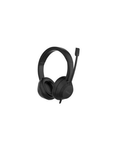 AURICULAR + MIC NILOX NXAUSB02 USB DIADEMA BLACK