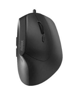 MOUSE NILOX ERGONOMICO VERTICAL USB 3600DPI BLACK