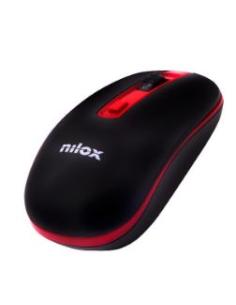 MOUSE NILOX WIRELESS 1000DPI 4 BOTONES BLACK / RED