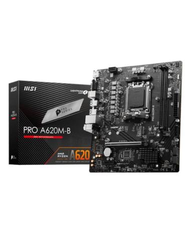 PLACA BASE MSI AMD A620M-B WIFI SOCKET AM5 MATX...