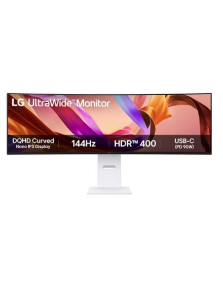 MONITOR LG 49 MINI IPS DUAL QHD CURVO 5120X1440 1MS 144HZ 2XHDMI DP USB MM PIV / REG WHITE