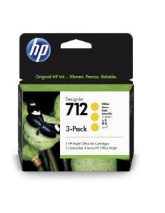 CARTUCHO HP 712 YELLOW DESIGNJET T230 T250 T630 T650 3 PACK