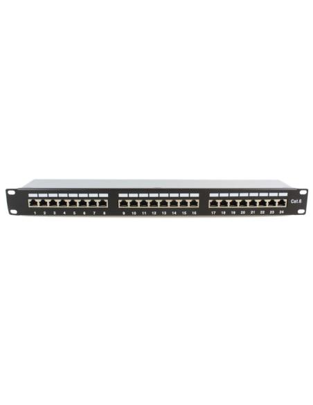 PATCH PANEL MICROCONNECT 24 PUERTOS RJ45 FTP CAT. 6A