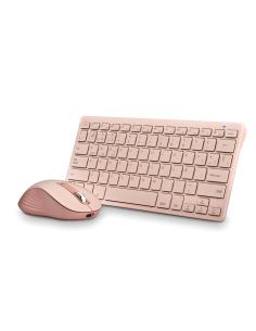 TECLADO + MOUSE NGS WIRELESS FANTASY KIT PINK