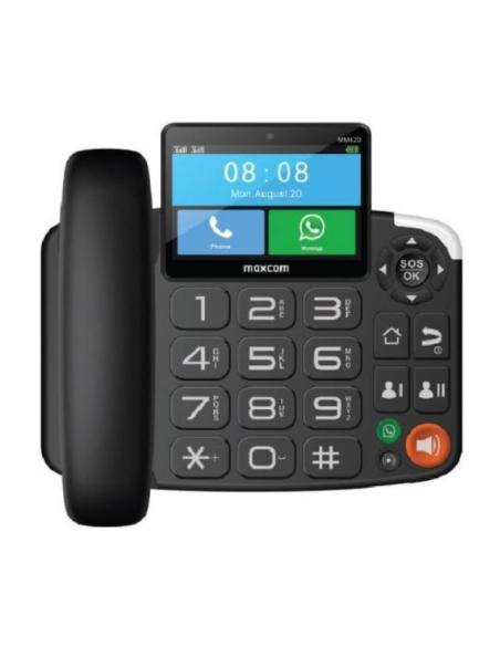 TELEFONO FIJO MAXCOM MM42D SE 4G ANDROID 12 BLACK