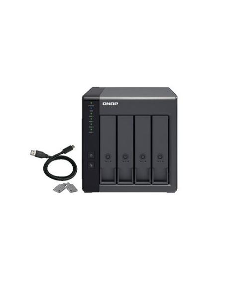 CABINA ALMACENAMIENTO QNAP TR-004 4 BAHIAS SATA USB3.2 BLACK
