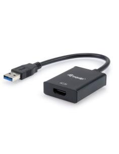 ADAPTADOR EQUIP USB 3.0 MACHO / HDMI HEMBRA BLACK