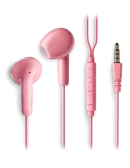 AURICULAR IN-EAR + MIC NGS CROSS FLIP JACK PINK