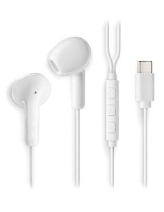 AURICULAR IN-EAR + MIC NGS CROSS GLIDE USB-C WHITE