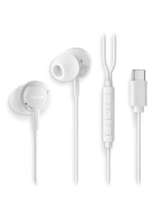 AURICULAR IN-EAR + MIC NGS CROSS STEP USB-C WHITE