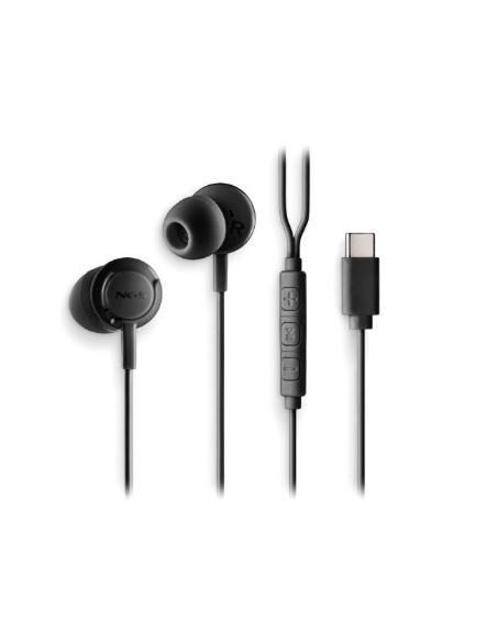AURICULAR IN-EAR + MIC NGS CROSS STEP USB-C BLACK