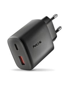 CARGADOR USB NGS ERA 45W GAN USB + USB-C BLACK