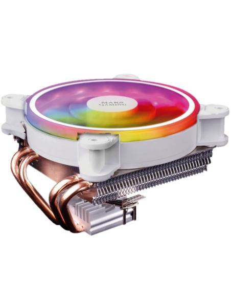 VENTILADOR CPU MARS GAMING MCPU220 SOCKET 1366/1150/1151/1155/1156/1200/1700/2011/2066/AM3/AM4/AM5 WHITE