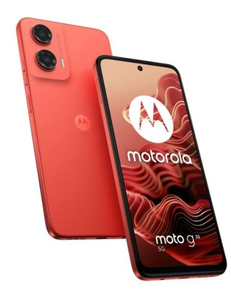SMARTPHONE MOTOROLA G35 6.72 OC 8GB 256GB 5G ANDROID 15 GUAVA RED