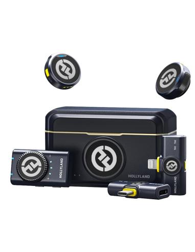 MICROFONO HOLLYLAND WIRELESS LARK M2 COMBO BLACK