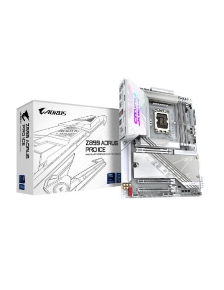 PLACA BASE GIGABYTE AORUS Z890 PRO ICE WIFI SOCKET 1851 ATX GRAFICA DDR5 SATA6 M.2 GLAN USB 3.2 USB-C
