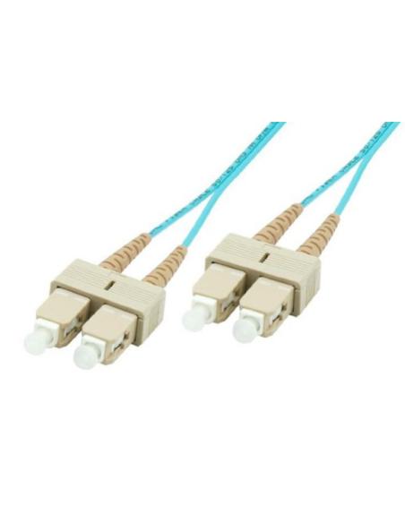 CABLE MICROCONNECT FIBRA OPTICA SC / SC MULTIMODO DUPLEX 50/125 25M BLUE