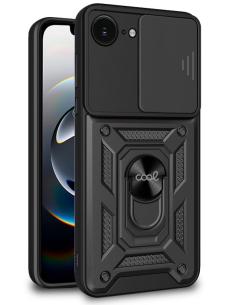 FUNDA MOVIL BACK COVER COOL HARD RING BLACK IPHONE 16E