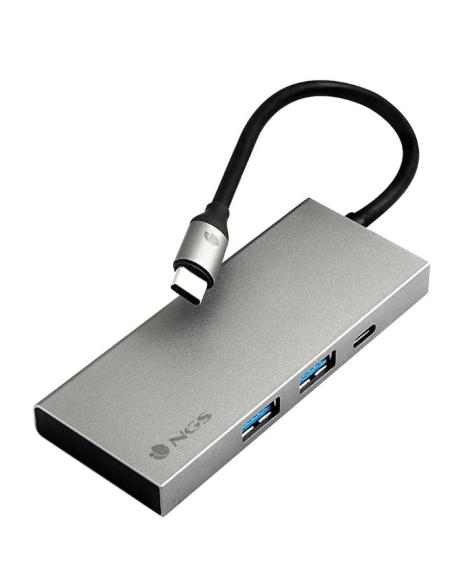PUERTO REPLICADOR USB-C NGS HDMI + 2XUSB 3.0 + USB-C PD 100W