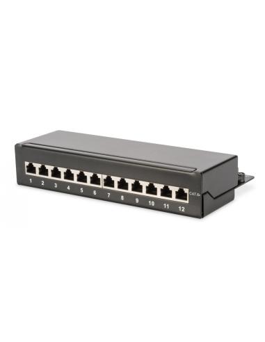 PATCH PANEL DIGITUS 12 PUERTOS RJ45 CAT. 6A