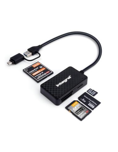 LECTOR MEMORIAS INTEGRAL 4 EN 1 COMPACK FLASH /...