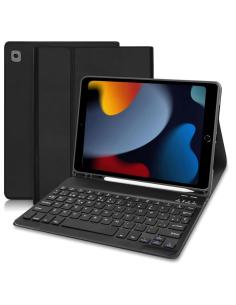 FUNDA TABLET HT FOLIO + TECLADO BLUETOOTH BLACK APPLE...