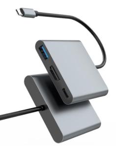 PUERTO REPLICADOR USB-C COOLBOX HDMI + USB 3.0 + USB-C