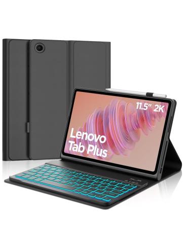 FUNDA TABLET HT FOLIO + TECLADO BLUETOOTH BLACK...