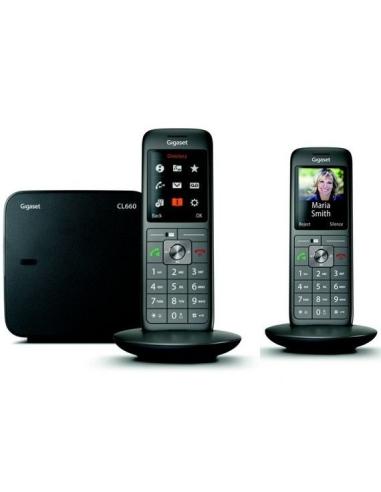 TELEFONO IP SIEMENS GIGASET CL660 DUO BLACK