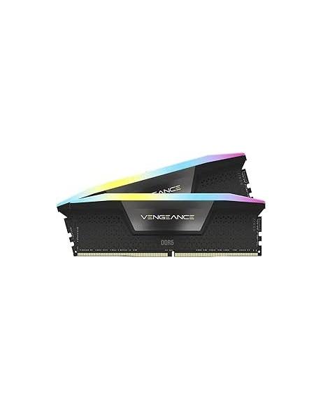 DDR5 32GB BUS 6000 CORSAIR CL38 VENGEANCE RGB BLACK KIT 2X16GB