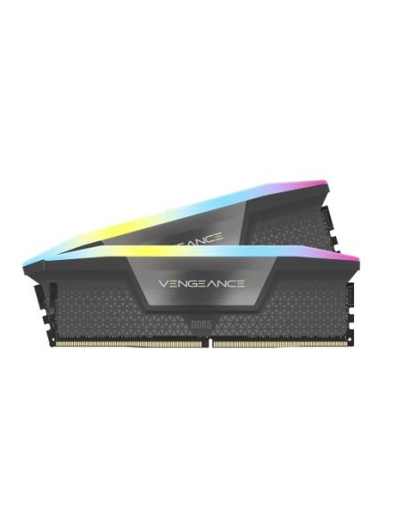 DDR5 32GB BUS 6000 CORSAIR CL 36 VENGEANCE RGB BLACK KIT 2X16GB