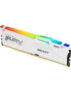DDR5 16GB BUS 5600 KINGSTON CL40 FURY BEAST RGB WHITE