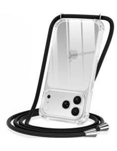 FUNDA MOVIL BACK COVER HT SILICONA TRANSPARENTE + CORDON...