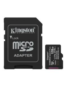 MEMORIA MICRO SD 128GB KINGSTON CLASS 10 + ADAPTADOR SD