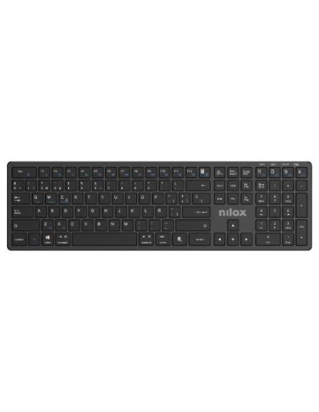 TECLADO NILOX WIRELESS NXKBW01B BLUETOOTH BLACK