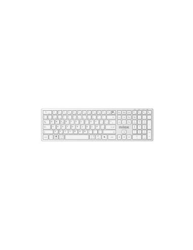 TECLADO NILOX WIRELESS NXKBW01B BLUETOOTH WHITE