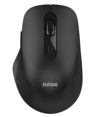 MOUSE NILOX WIRELESS SILENT DUAL 1600DPI 6...