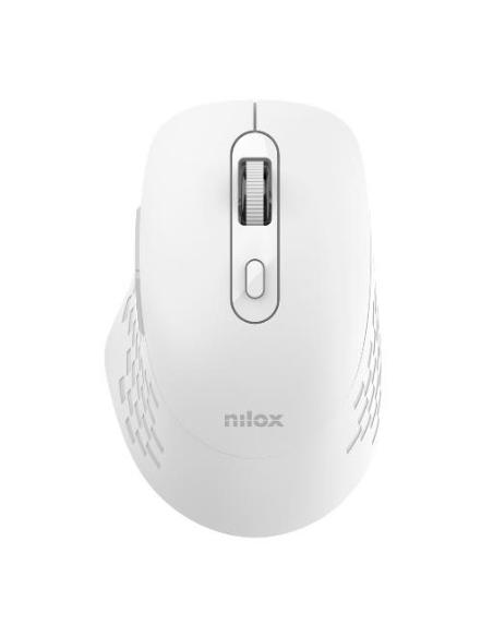 MOUSE NILOX WIRELESS SILENT DUAL 1600DPI 6 BOTONES WHITE