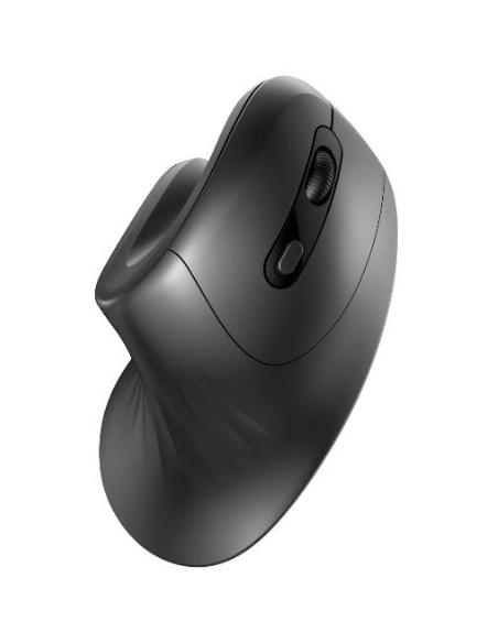 MOUSE NILOX ERGONOMICO VERTICAL WIRELESS SILENT 3200DPI BLACK