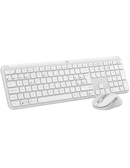 TECLADO + MOUSE LOGITECH WIRELESS SIGNATURE SLIM MK950 WHITE