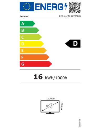 MONITOR LENOVO 27 IPS LED L27-4E 1920X1080 4MS...