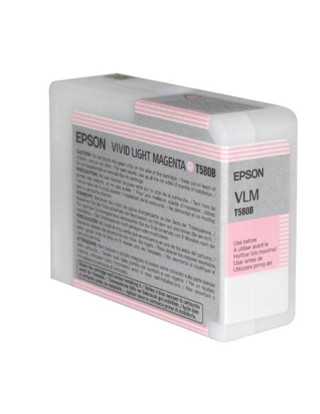 CARTUCHO EPSON T580B MAGENTA CLARO STYLUS PRO 3880