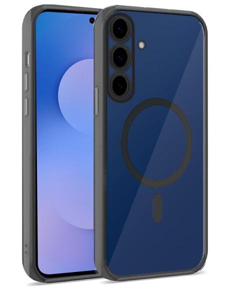 FUNDA MOVIL BACK COVER COOL MAGNETIC TRANSPARENTE / BLACK SAMSUNG GALAXY S25 FE