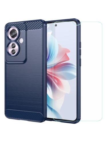 FUNDA MOVIL BACK COVER HT FIBRA CARBONO BLUE...