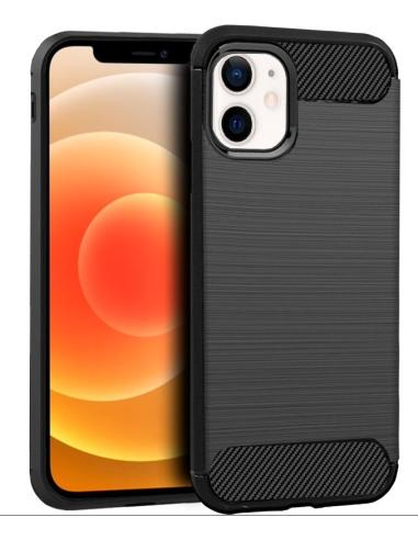 FUNDA MOVIL BACK COVER COOL CARBON BLACK IPHONE...