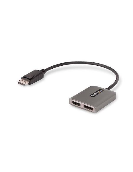 ADAPTADOR STARTECH DP MACHO / 2X DP HEMBRA 0.3M SILVER